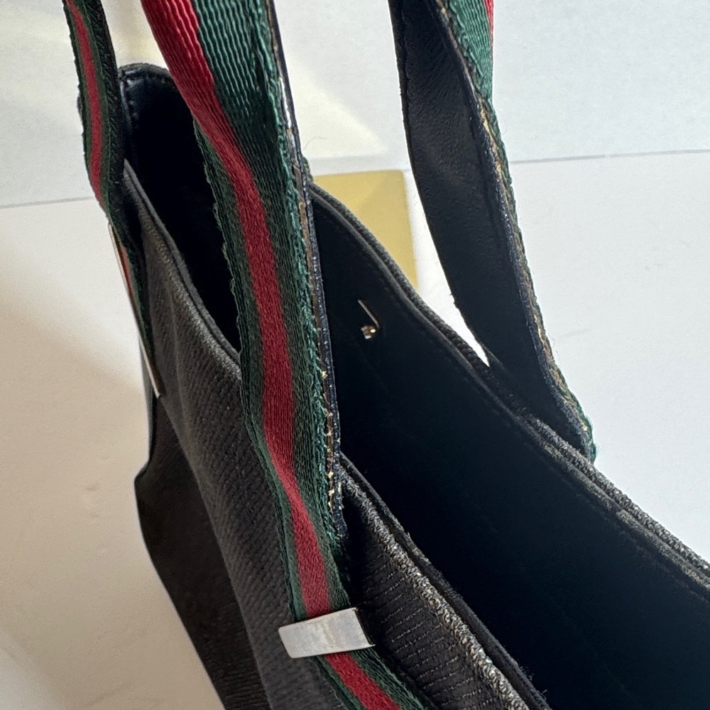 Black Denim Gucci Tote Bag - Picture 12 of 16